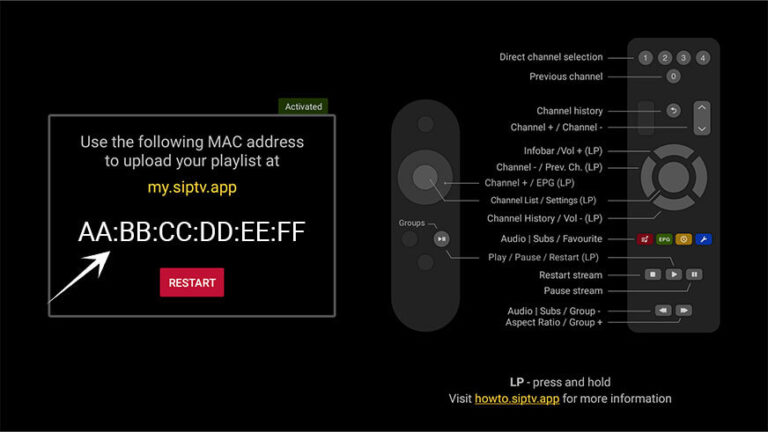 Smart TV IPTV kurulum adım 1